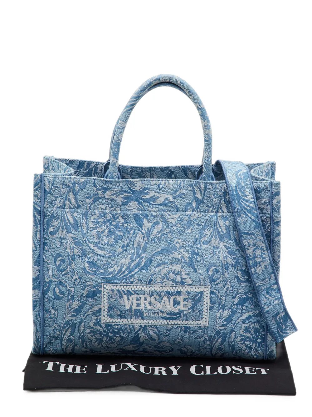 Barocco Athena jacquard tote bag