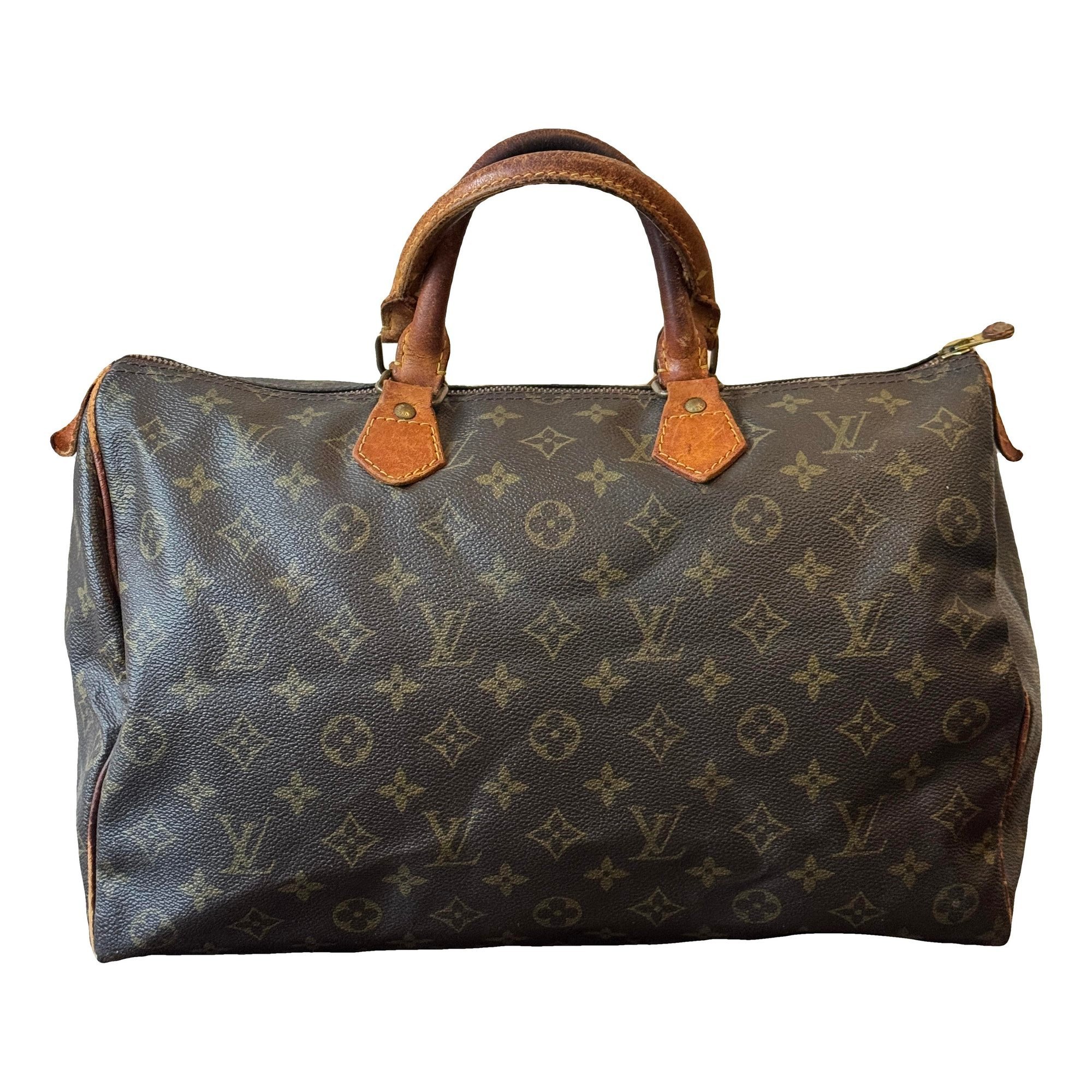 Speedy leather handbag