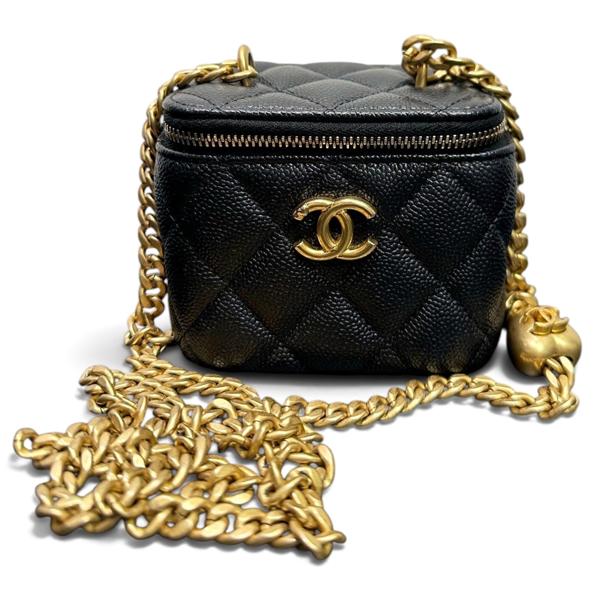 Trendy CC Vanity leather bag