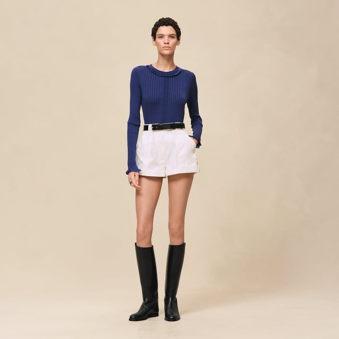 Bleu Lagune Long-sleeve Sweater