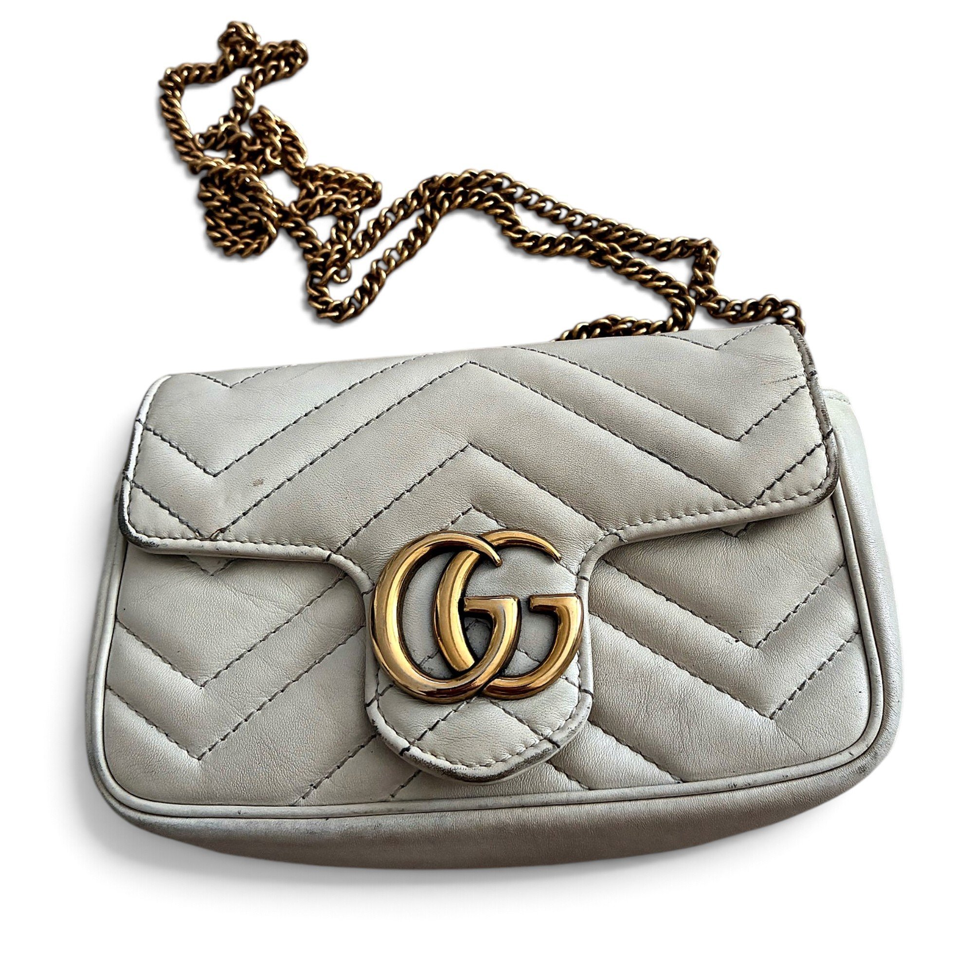 GG Marmont Flap leather crossbody bag