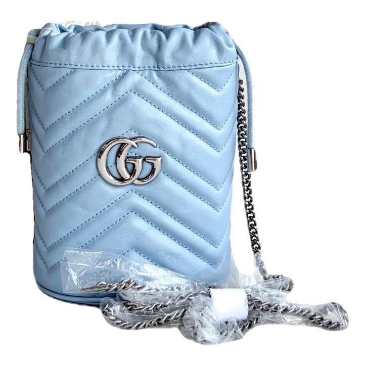 GG Marmont Chain Bucket leather handbag