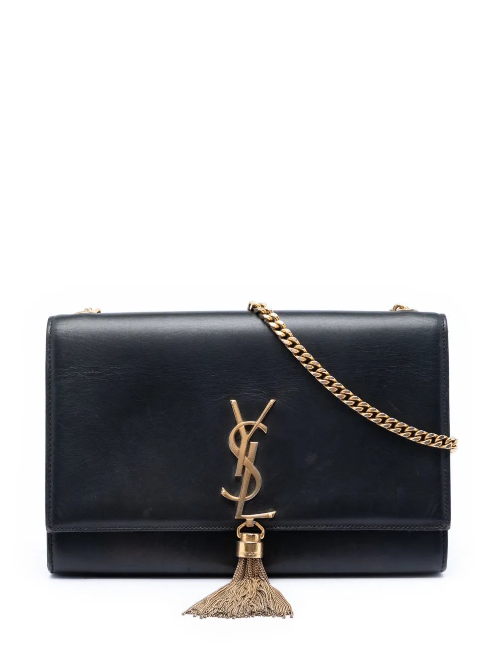 2014 Medium Smooth Calfskin Classic Monogram Kate Tassel crossbody bag