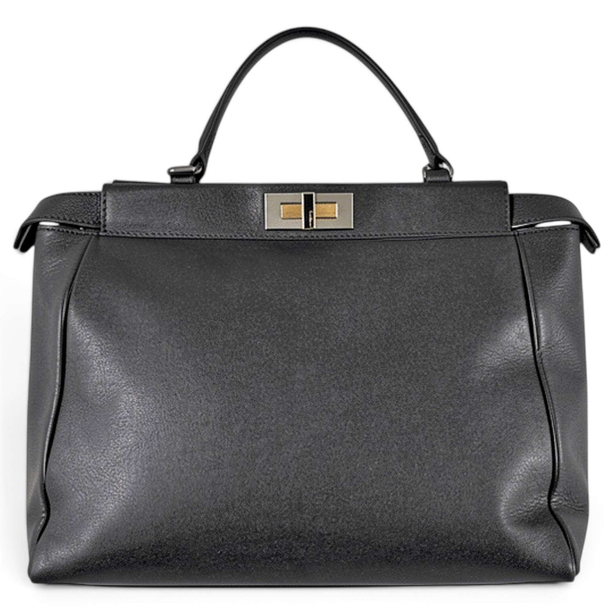Fendi Peekaboo leather handbag