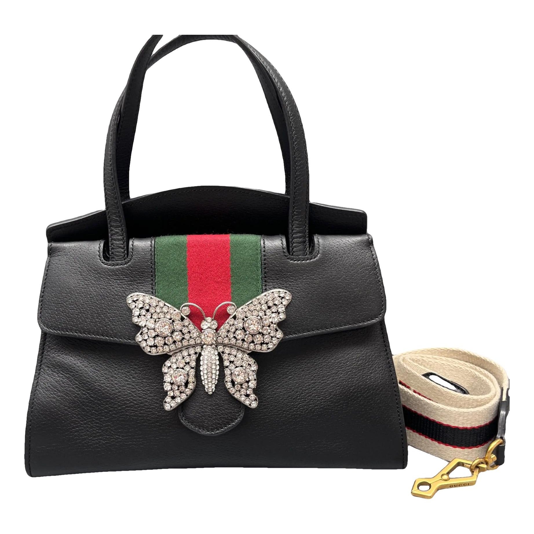 Falena leather crossbody bag
