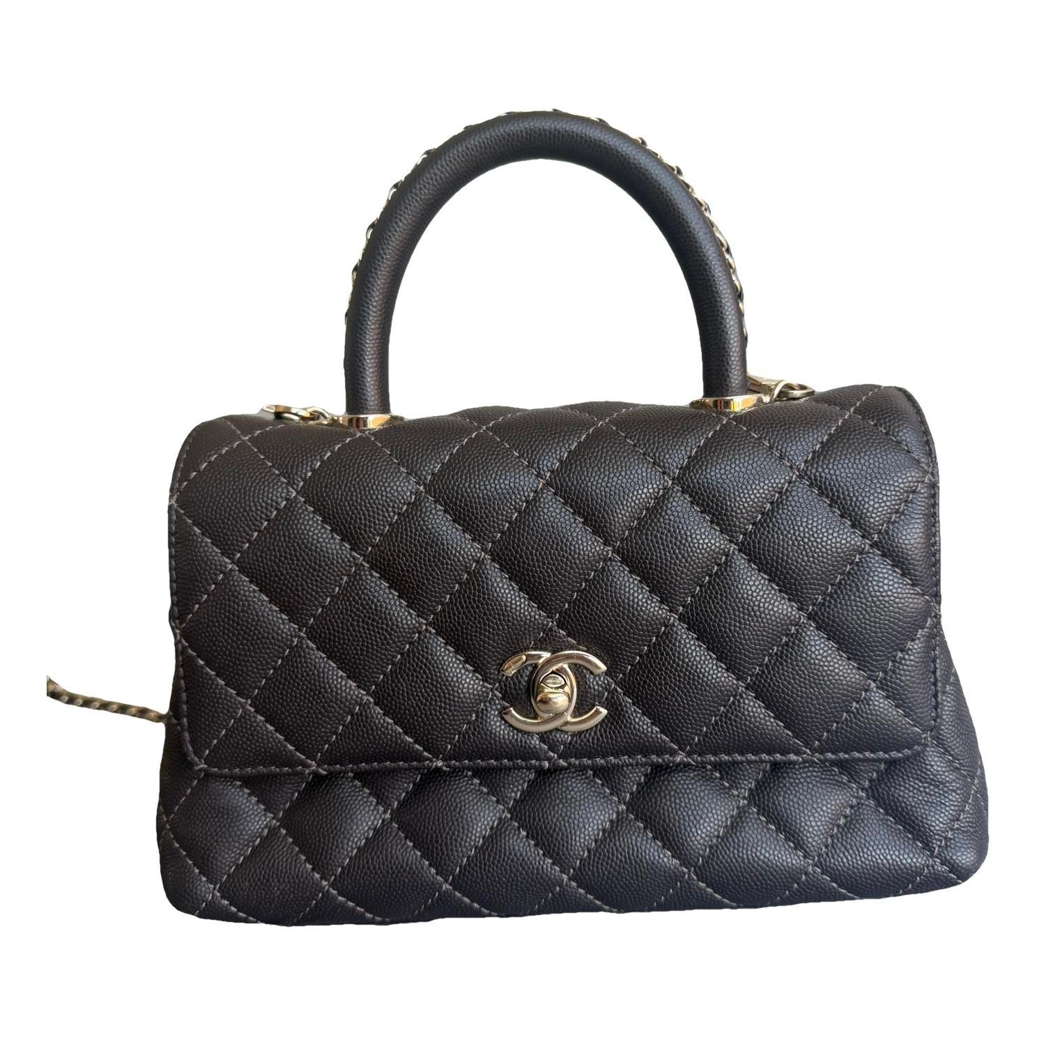 Coco Handle leather handbag