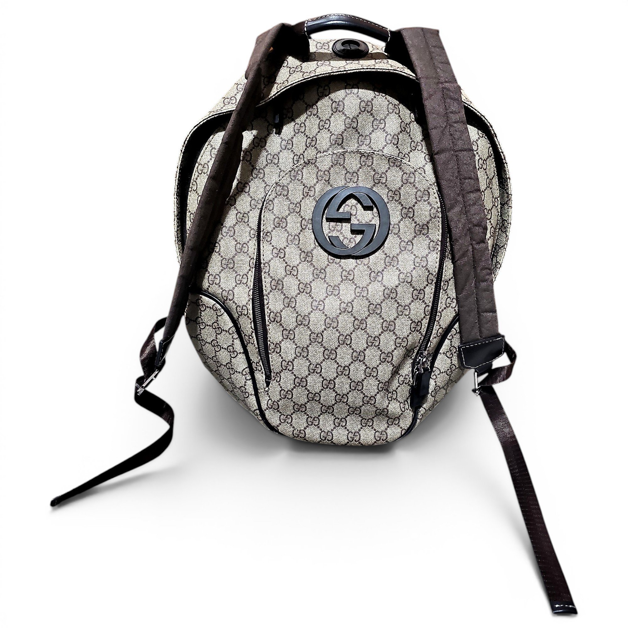 Leather backpack