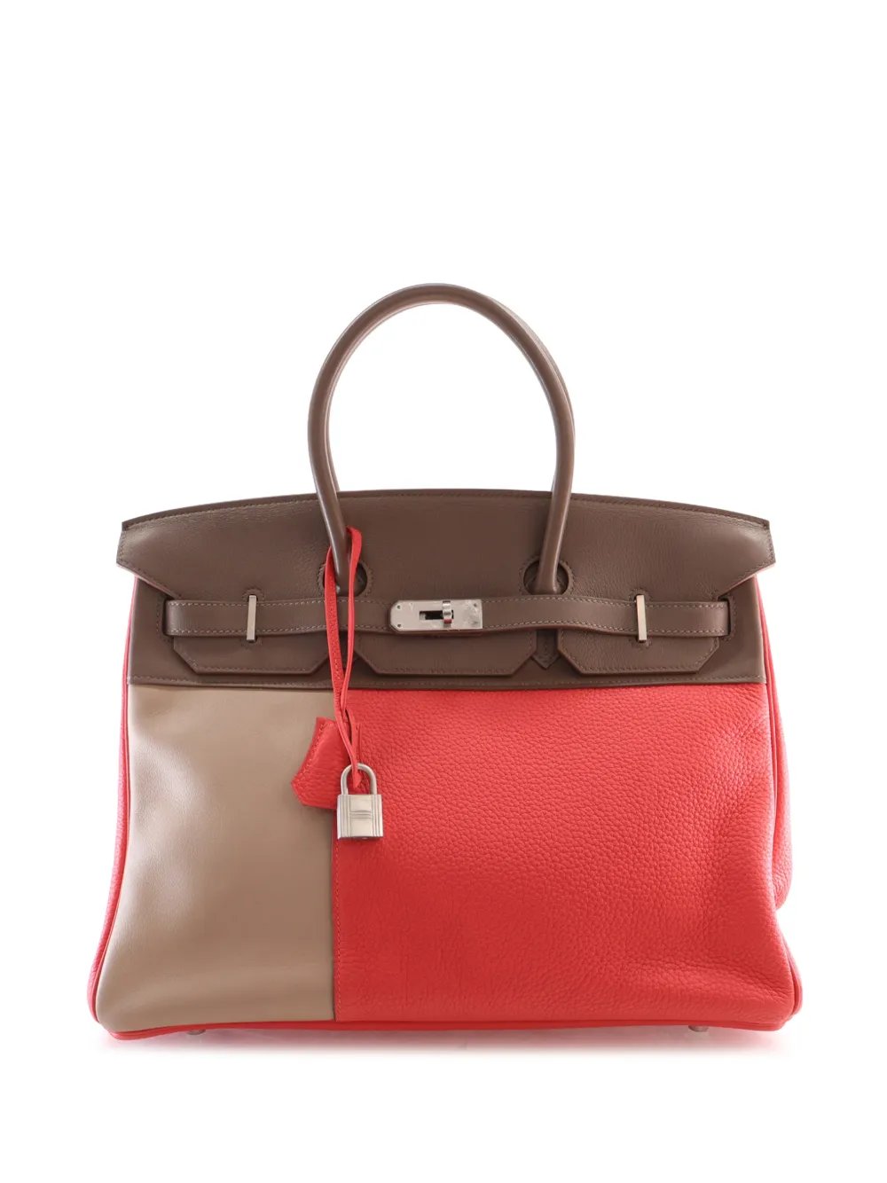 2012 Tricolor Clemence and Swift Birkin Cascade Retourne 35 handbag