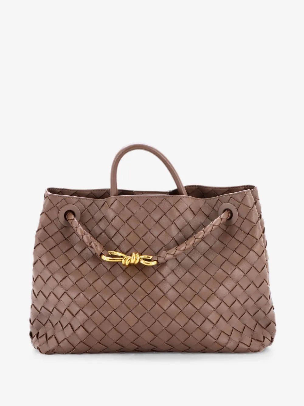 Andiamo Top Handle Bag Intrecciato Nappa Medium satchel