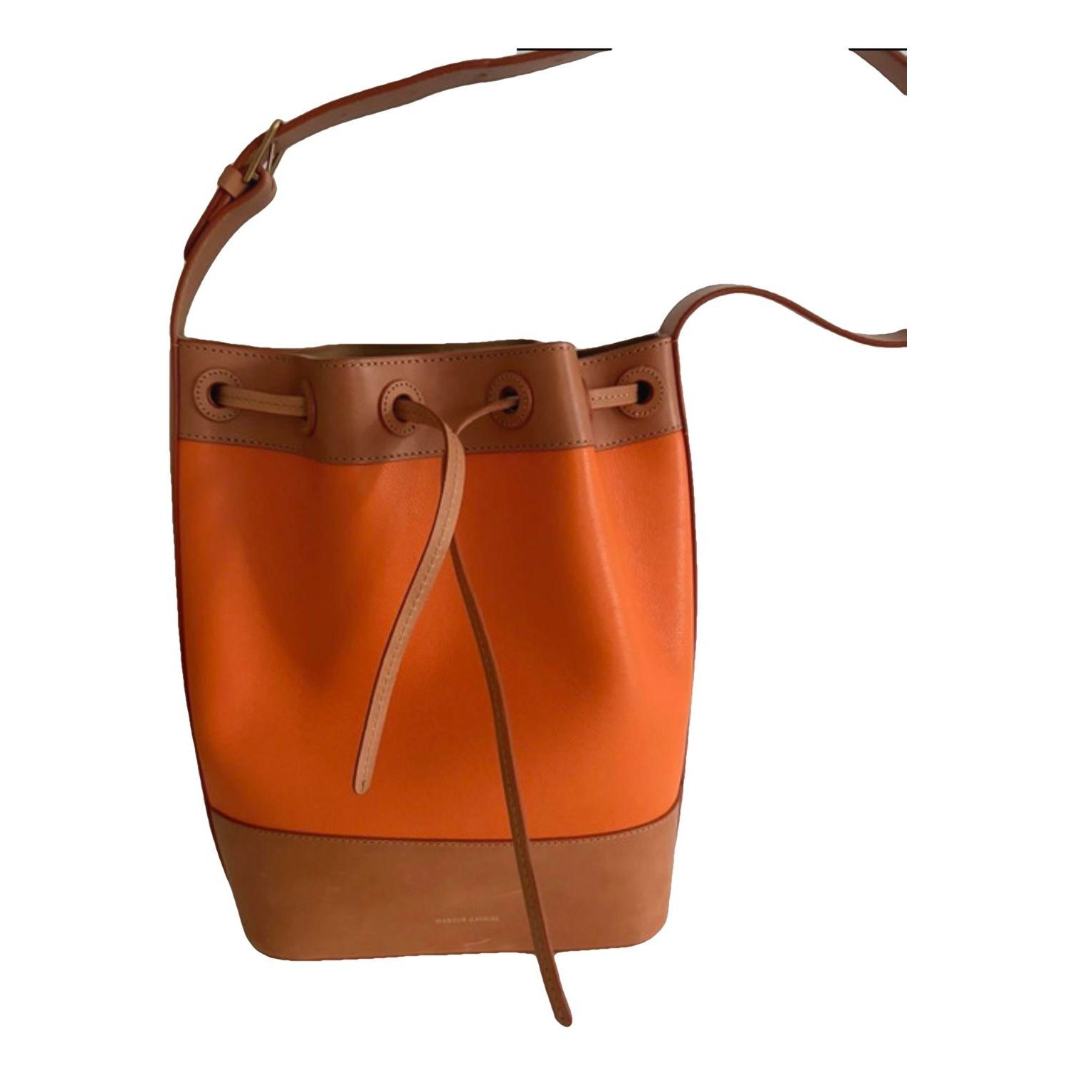 Bucket leather bag