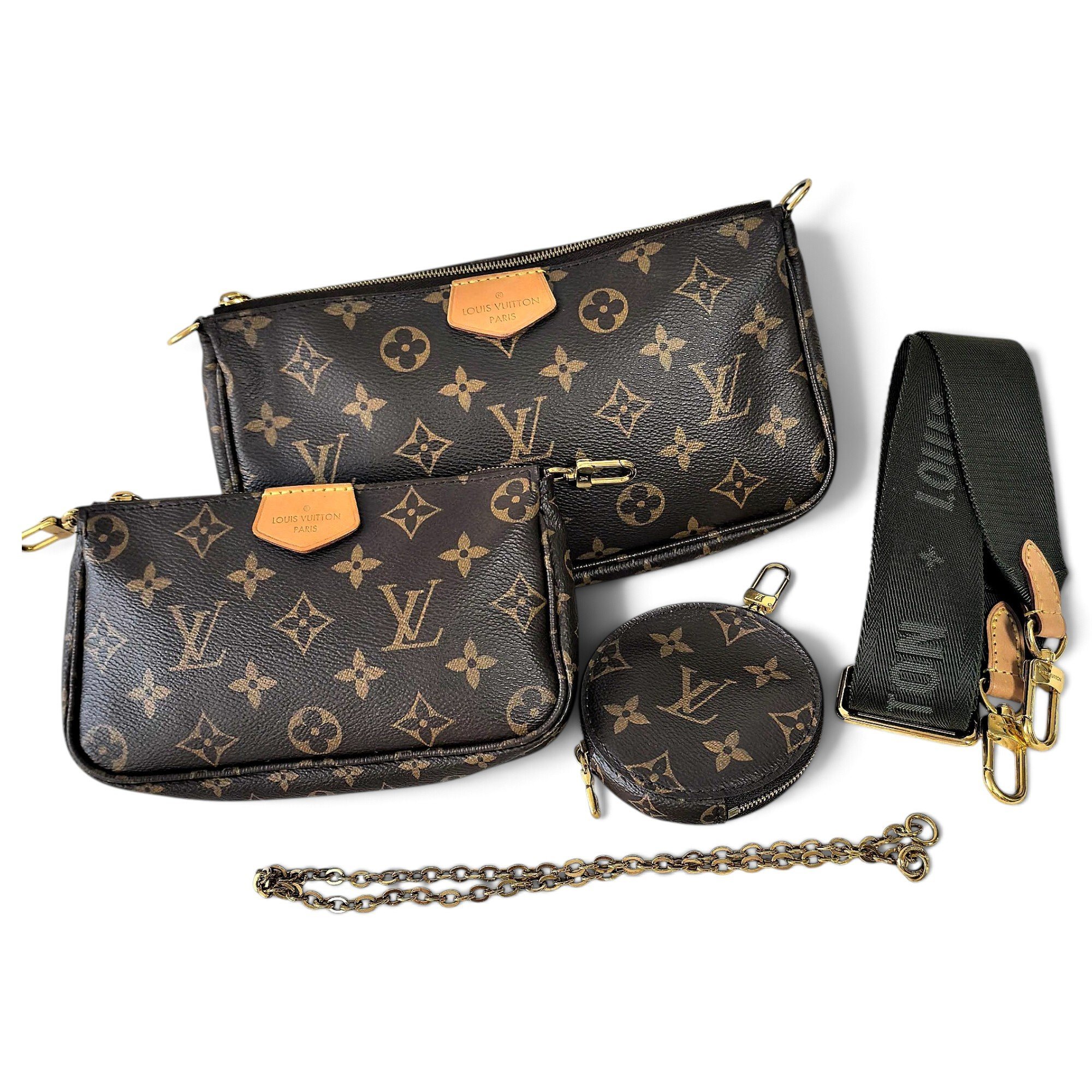 Multi Pochette Accessoires leather crossbody bag