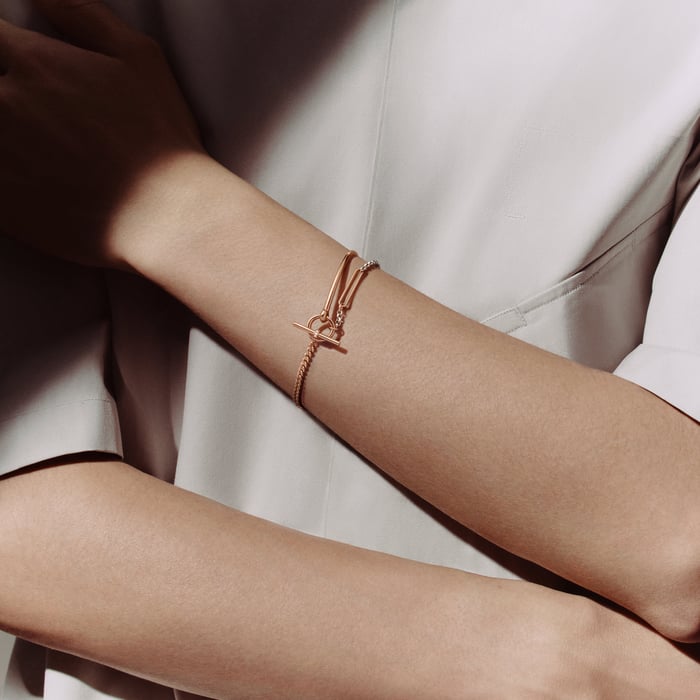 Sans Coloris Mix and H Bracelet, Medium Model