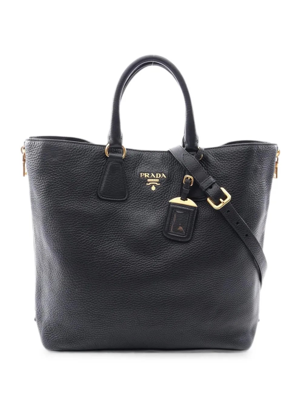 2010s logo-detail leather two-way handbag