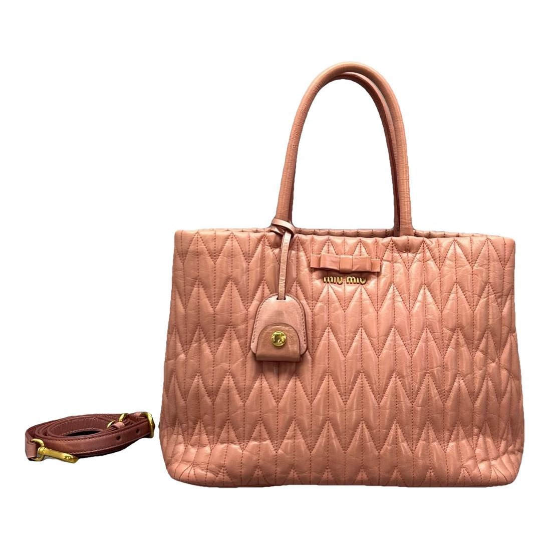 Leather handbag
