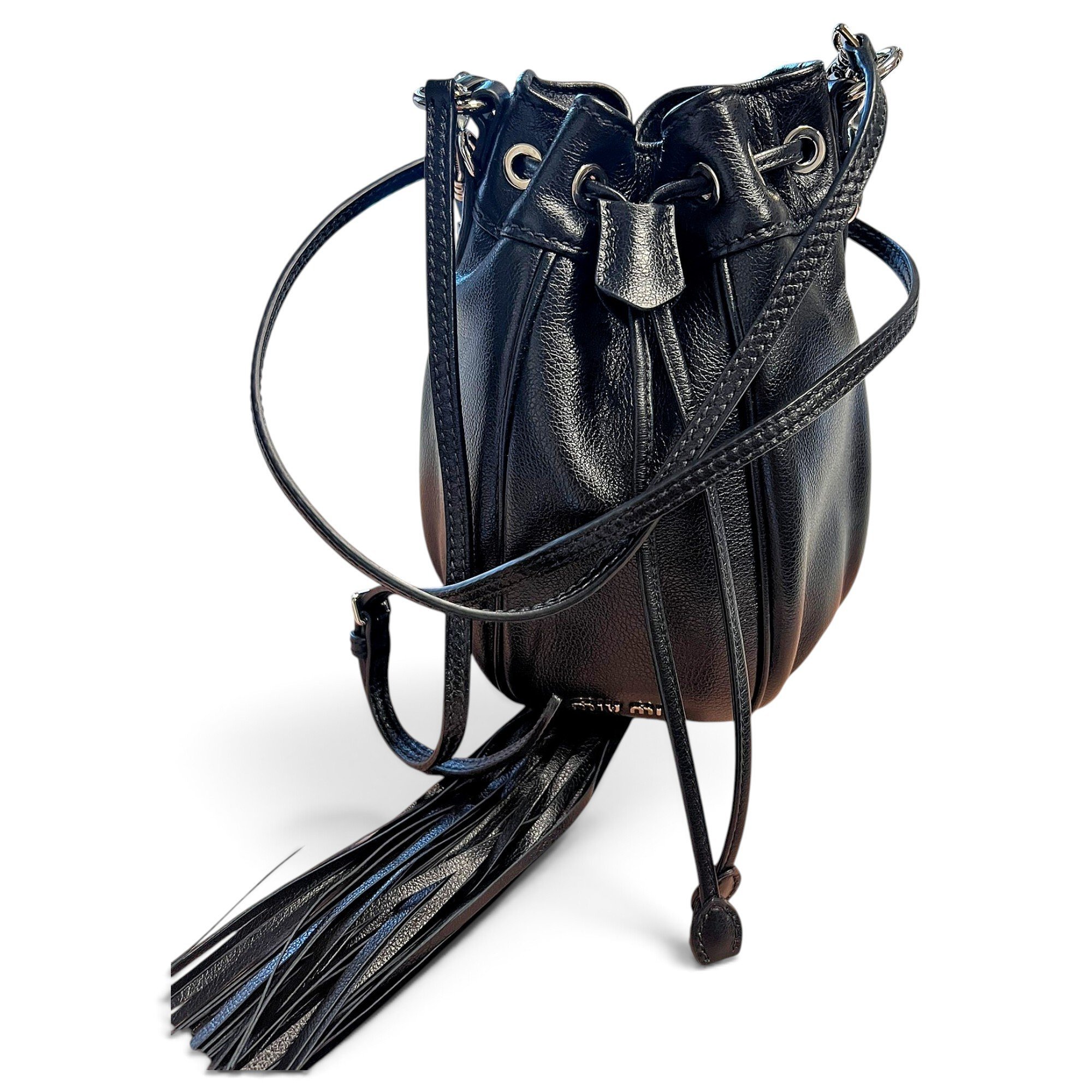 Leather handbag
