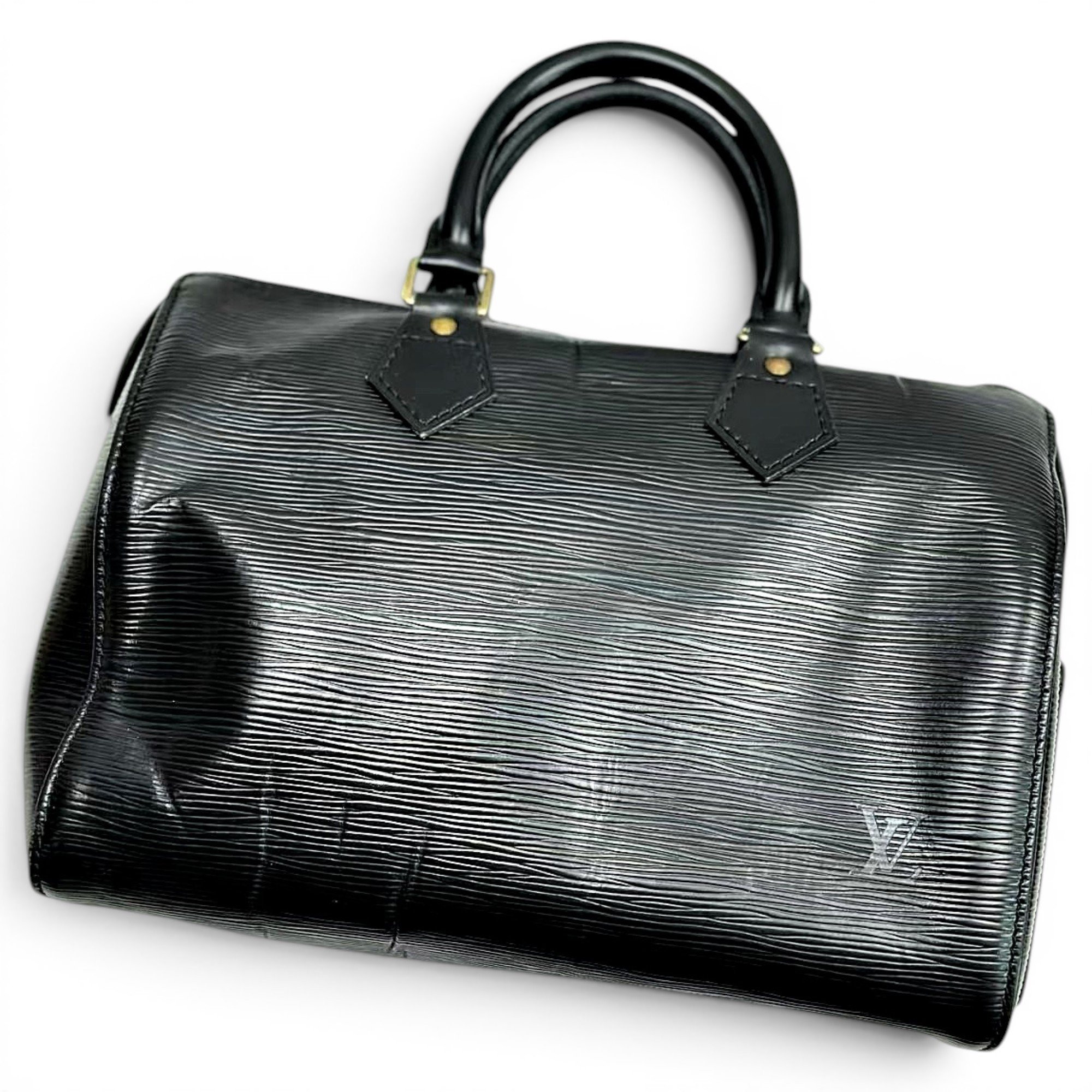 Speedy leather handbag