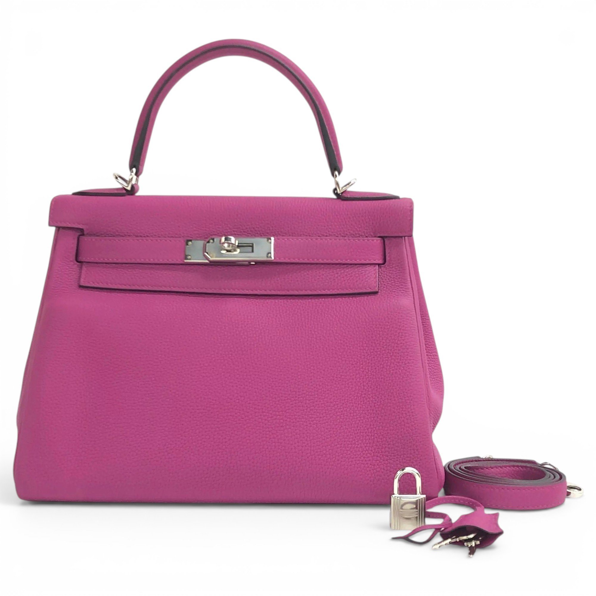 Kelly 28 leather handbag