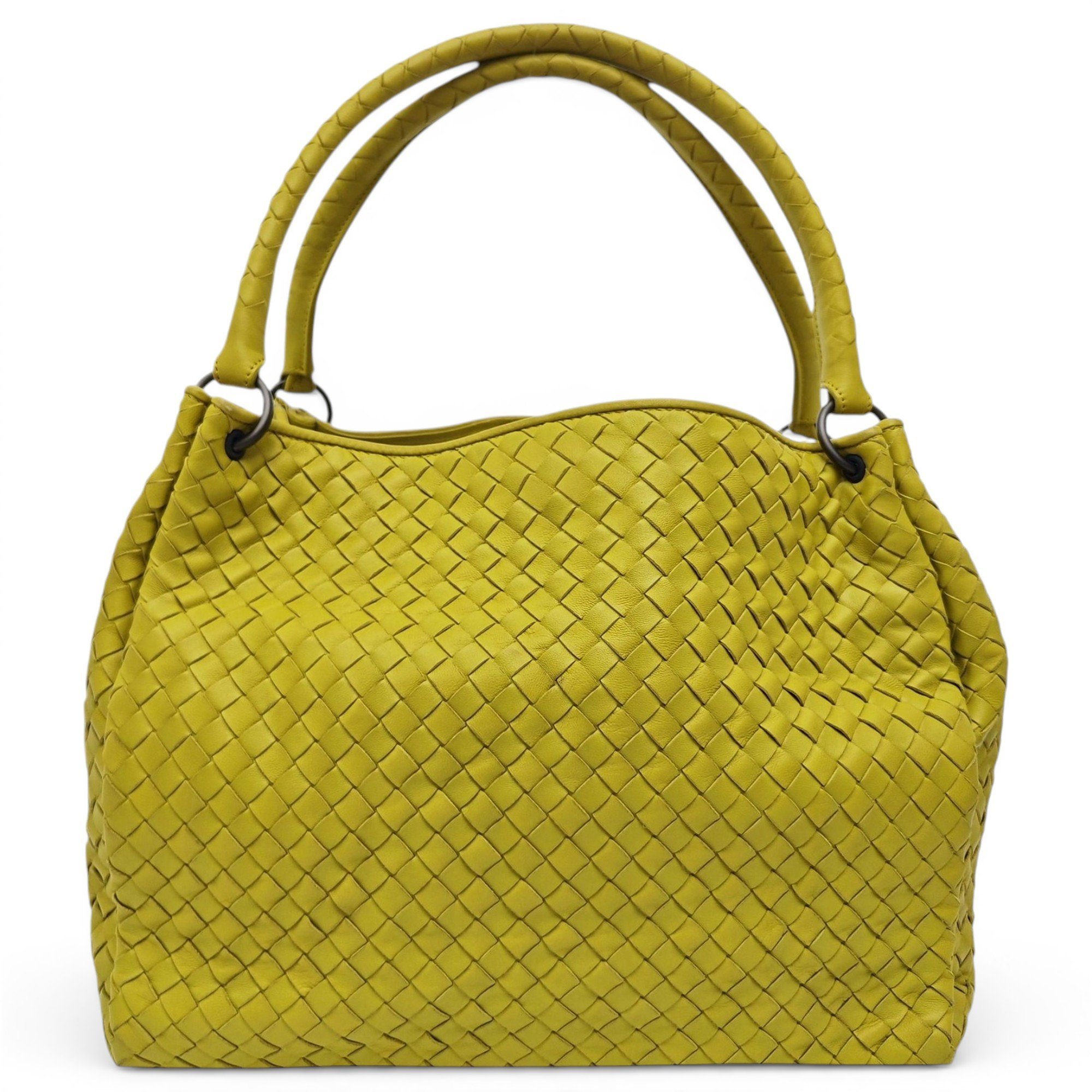 Parachute leather handbag
