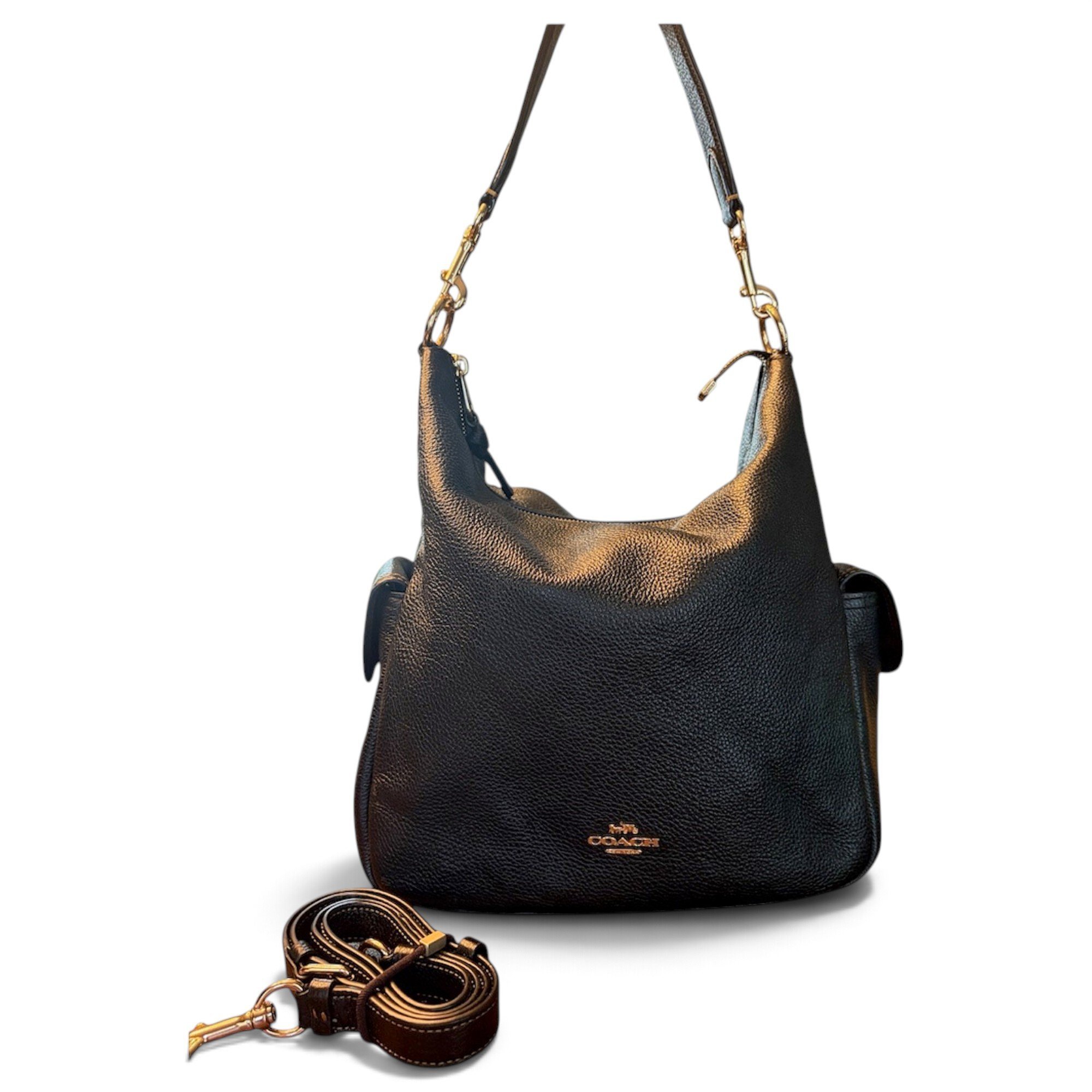 Leather crossbody bag