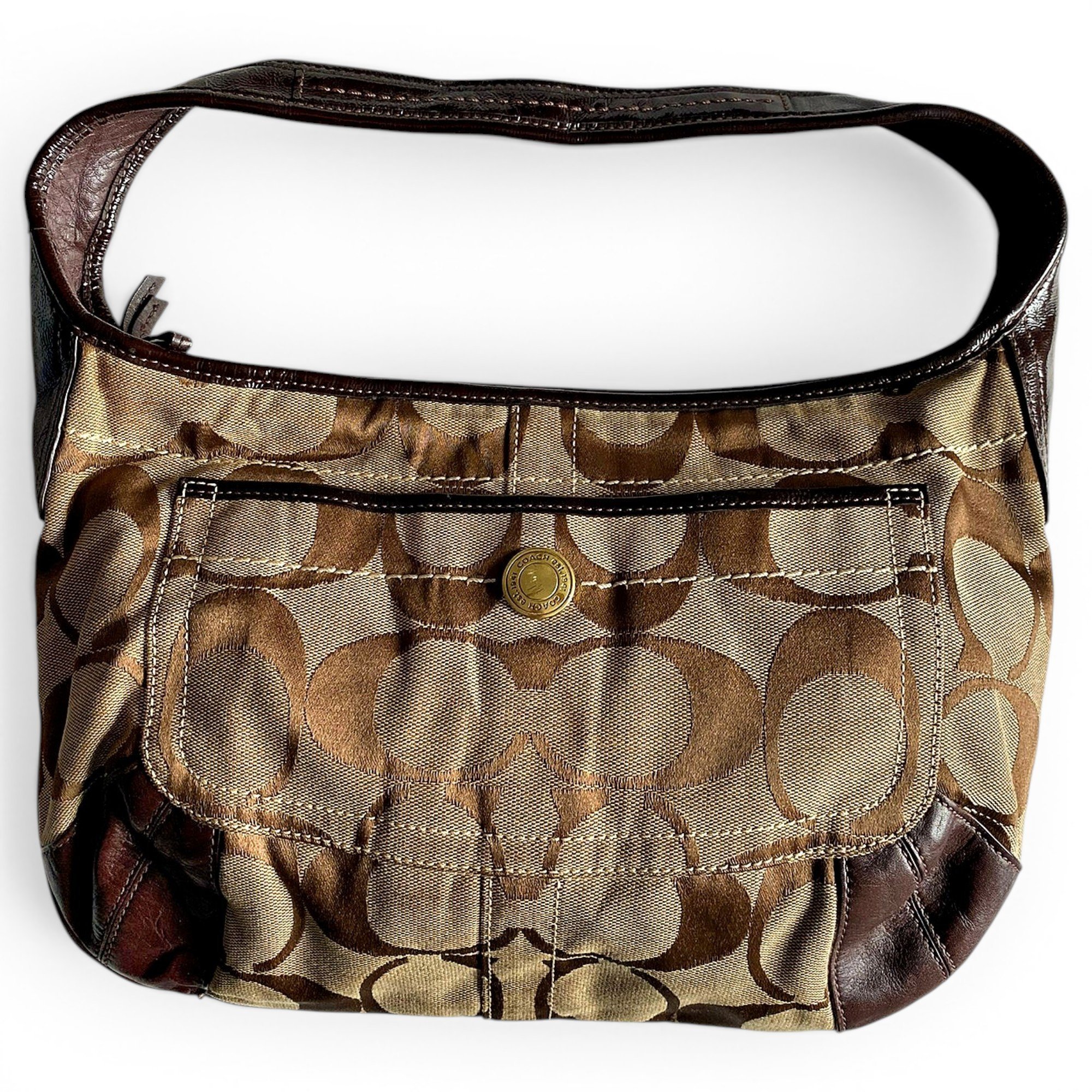 Signature Sufflette cloth handbag