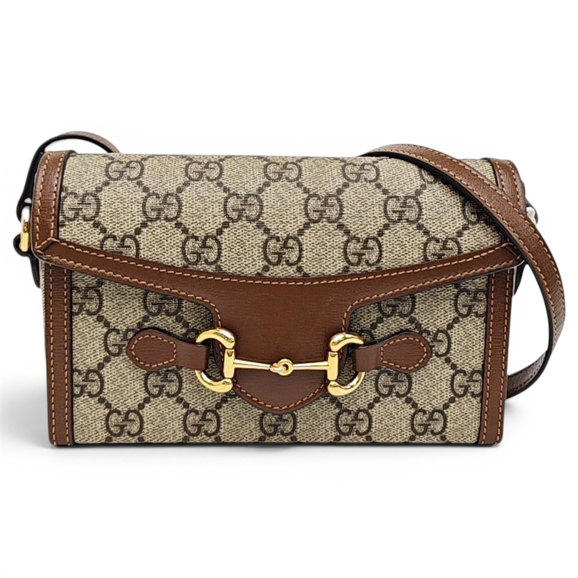 Handle Horsebit 1955 leather handbag