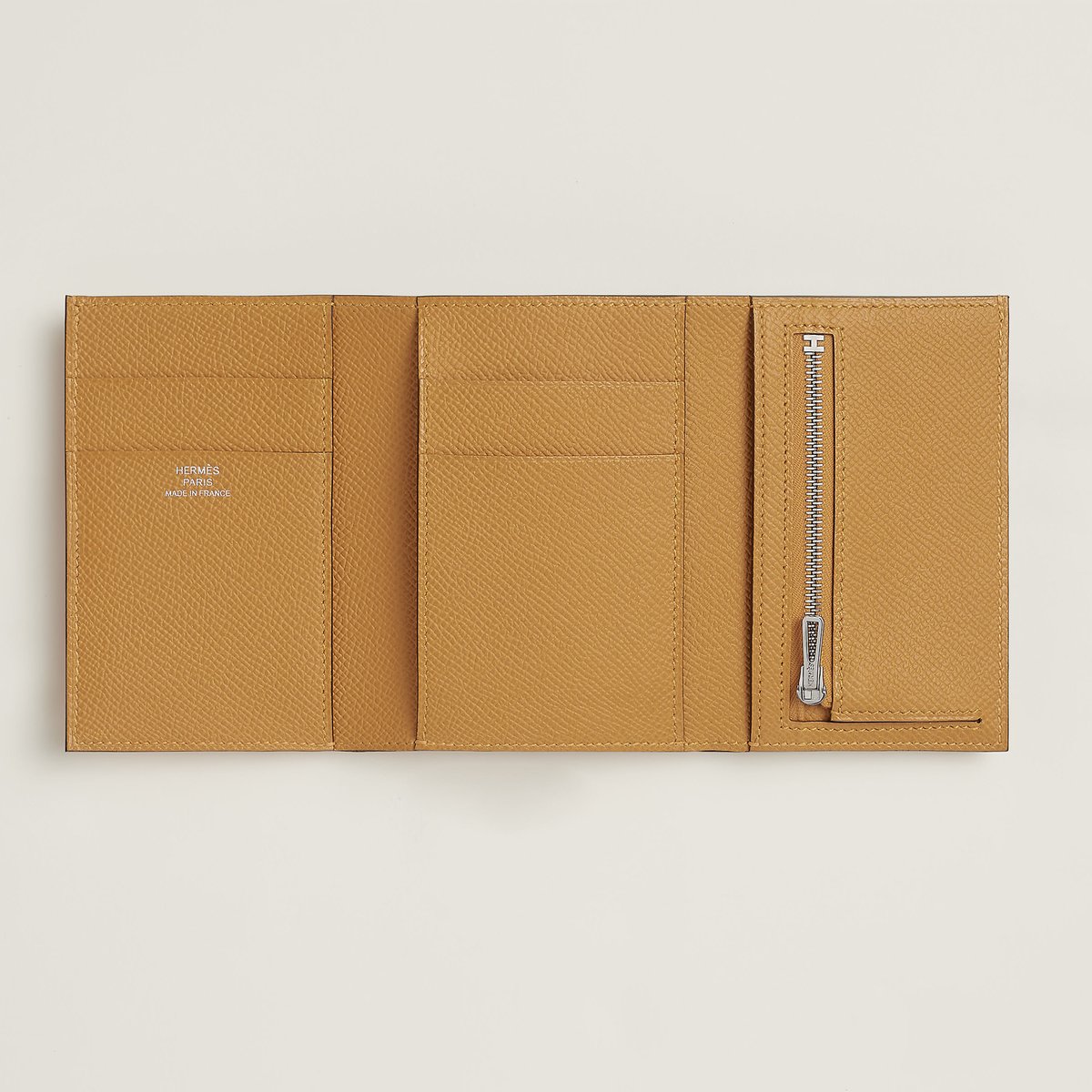 Hermès 財布 《ベアン》 コンビネ ビスキュイ | BagUSeek