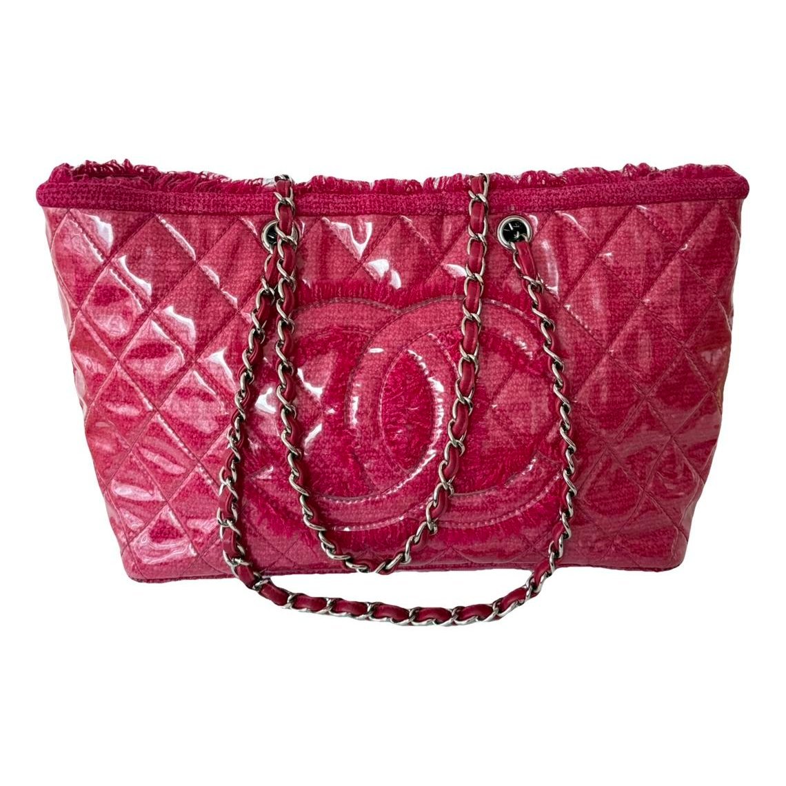 Tweed clutch bag