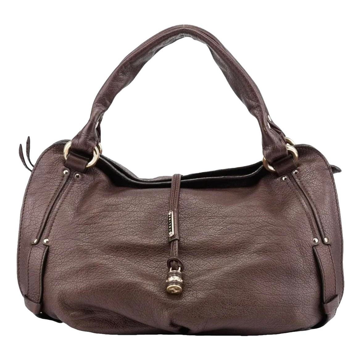 Triomphe leather handbag