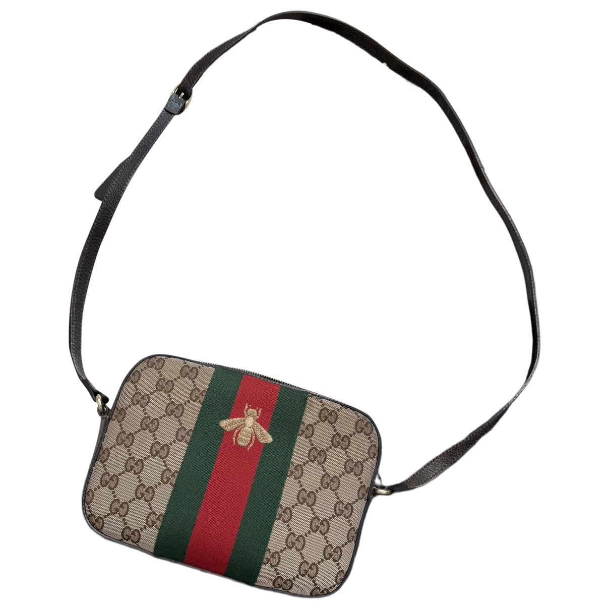 Webby Bee leather crossbody bag