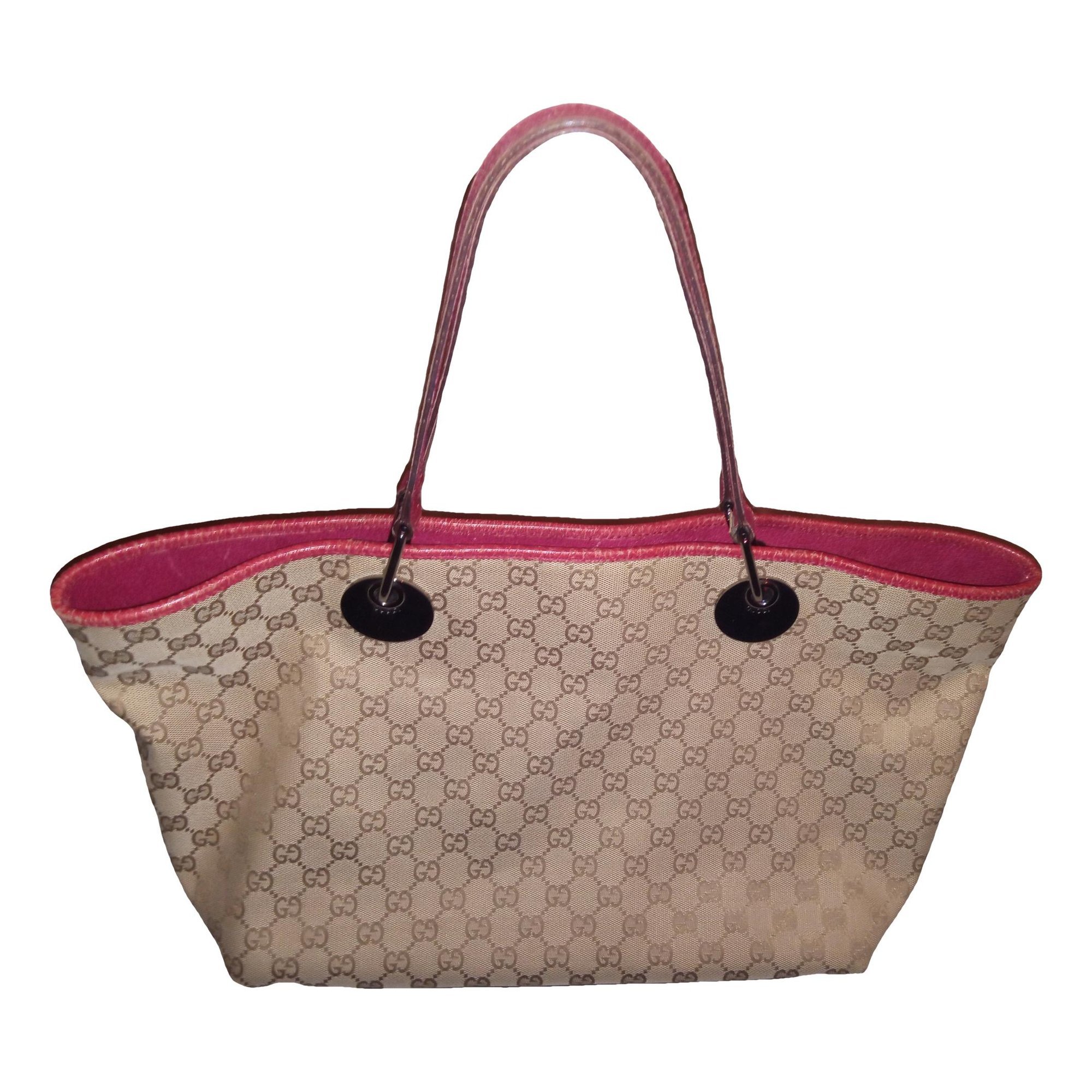 Ophidia Top Handle leather handbag