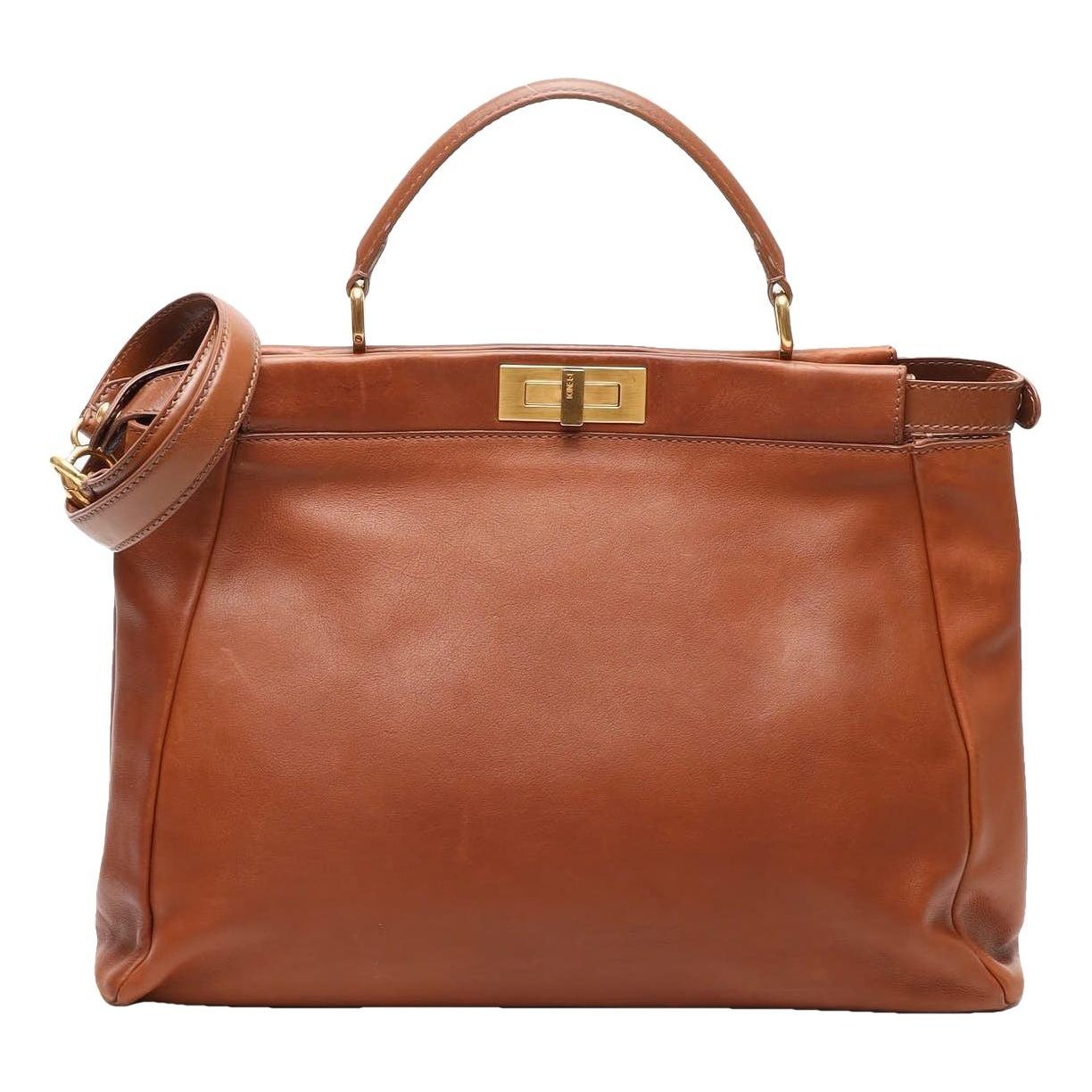 Peekaboo leather handbag