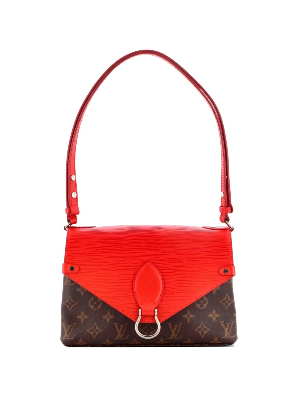 Saint Michel Handbag Monogram Canvas and Epi Leather shoulder bag