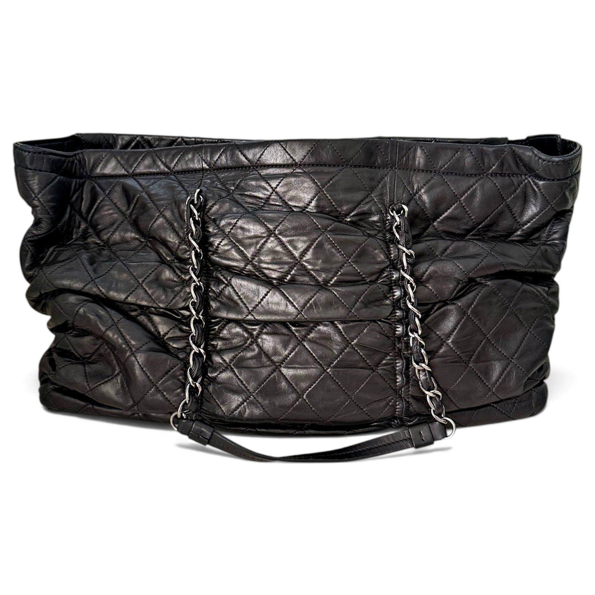 Deauville Chain leather tote