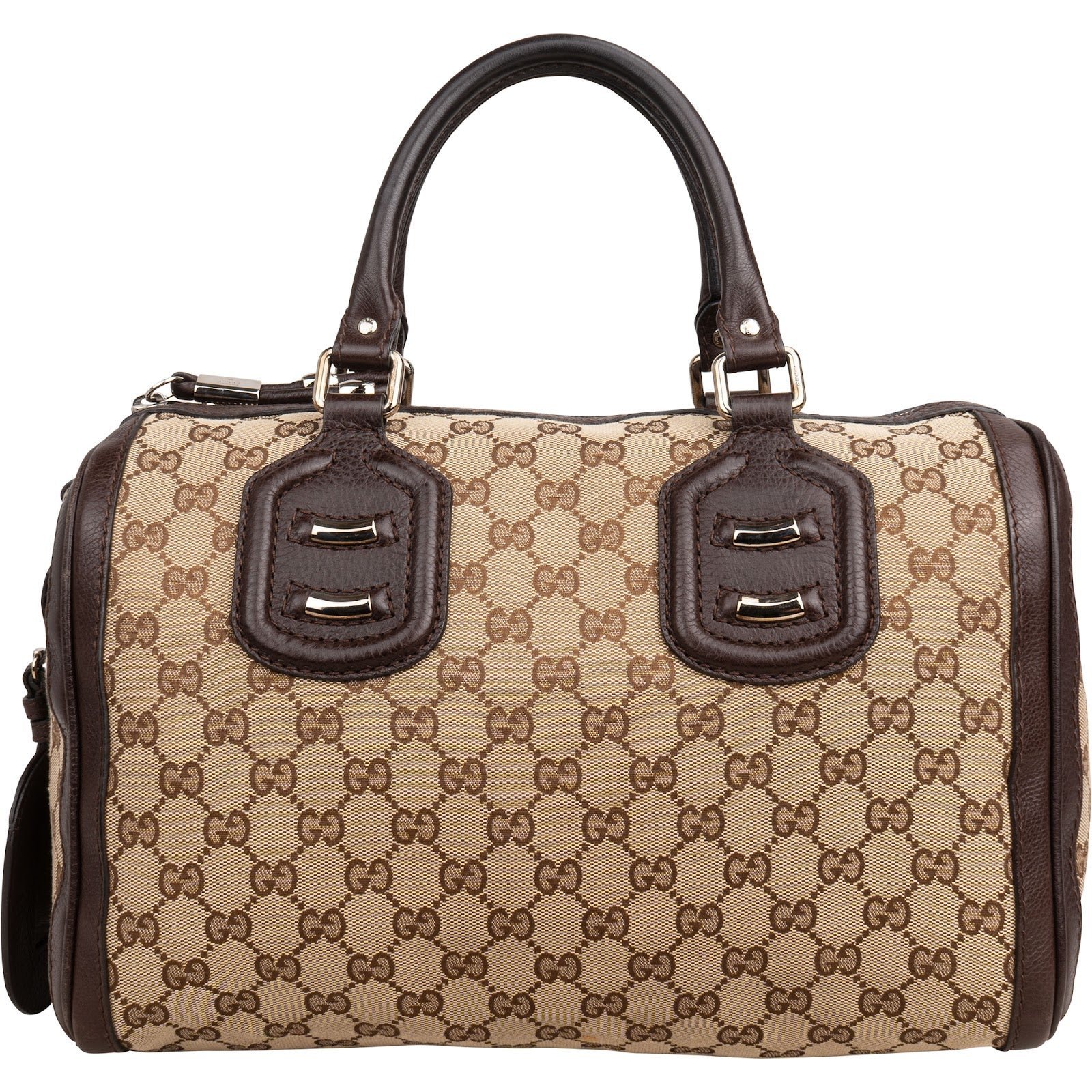 Boston leather handbag