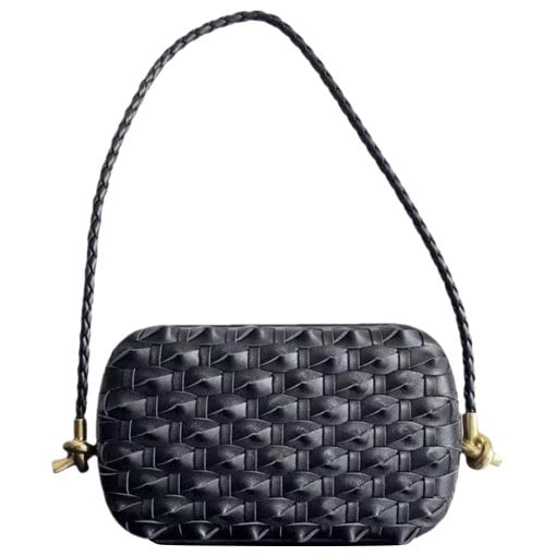 Knot leather handbag