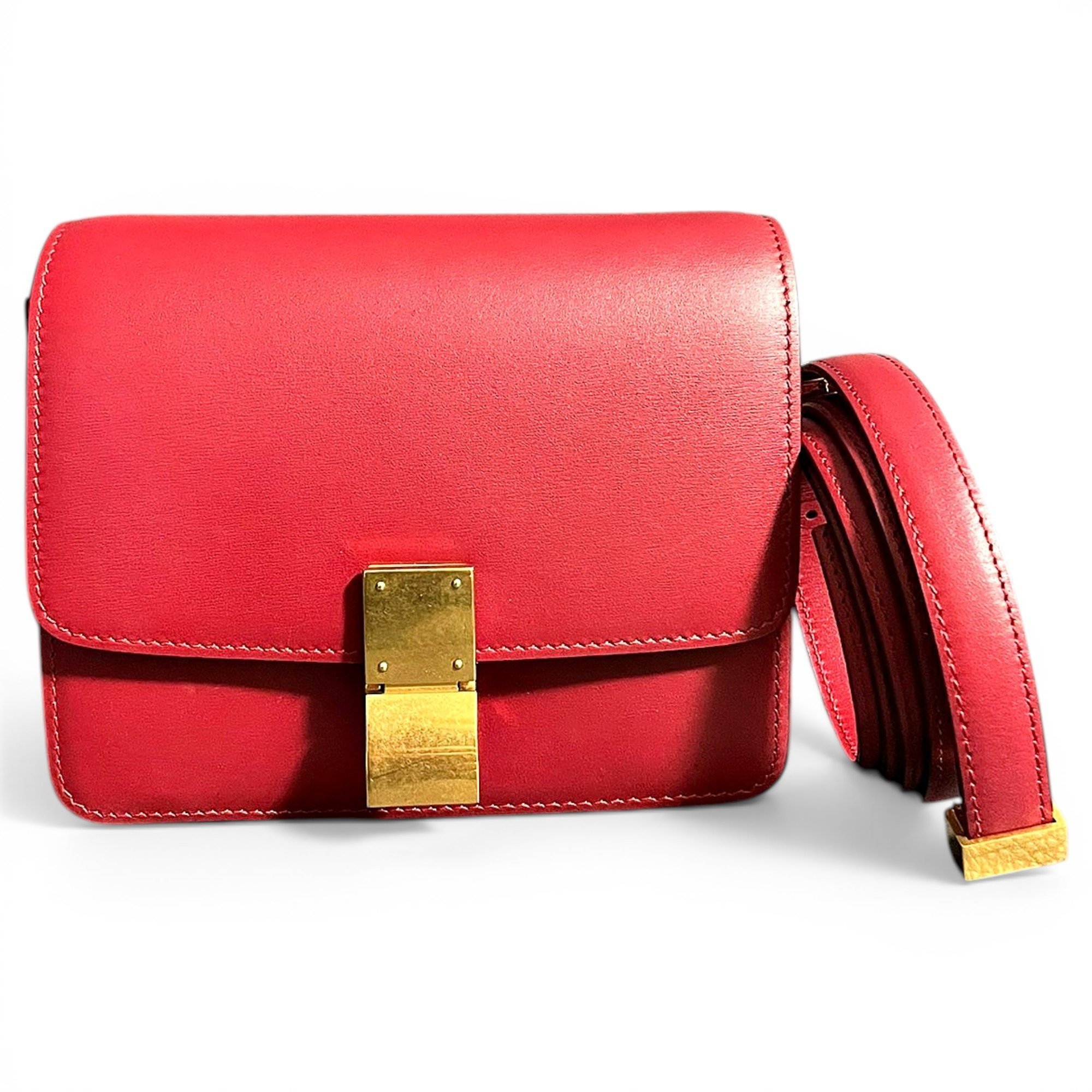 Classic leather crossbody bag