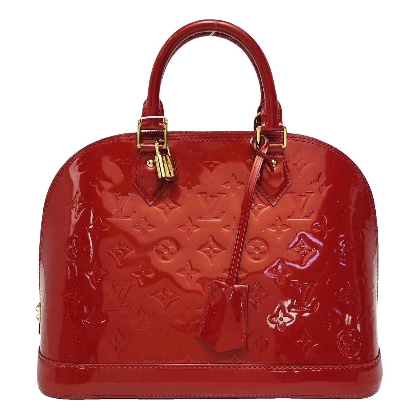 Alma patent leather handbag