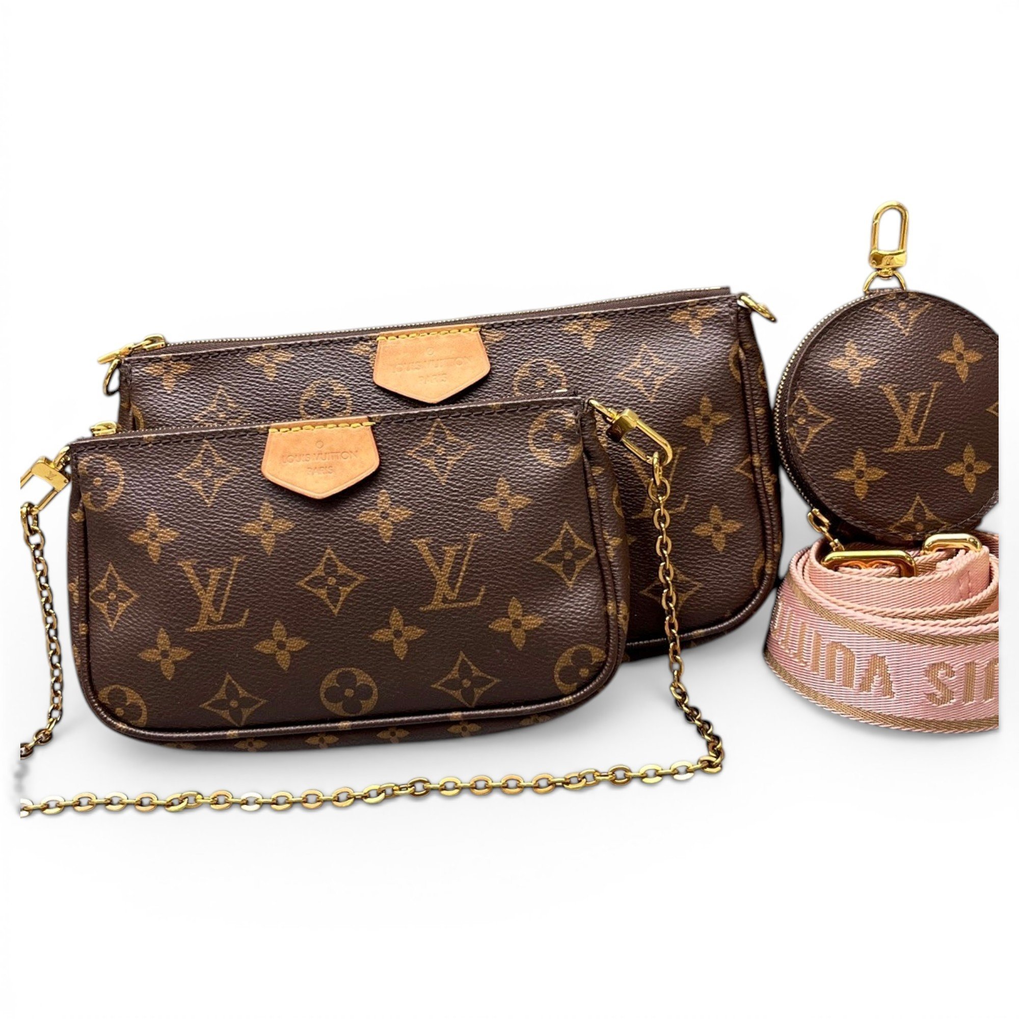 Multi Pochette Accessoires leather handbag