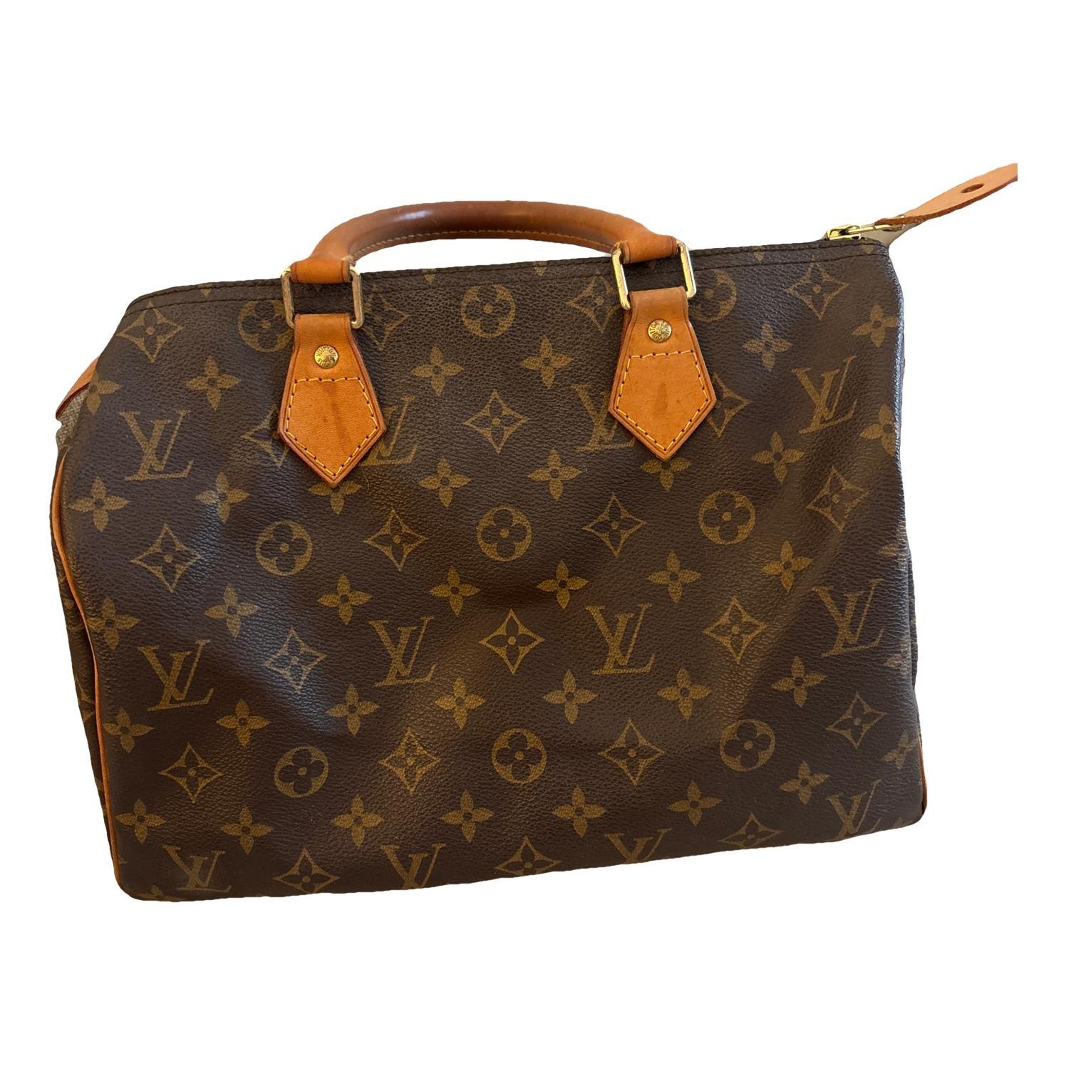 Speedy leather handbag