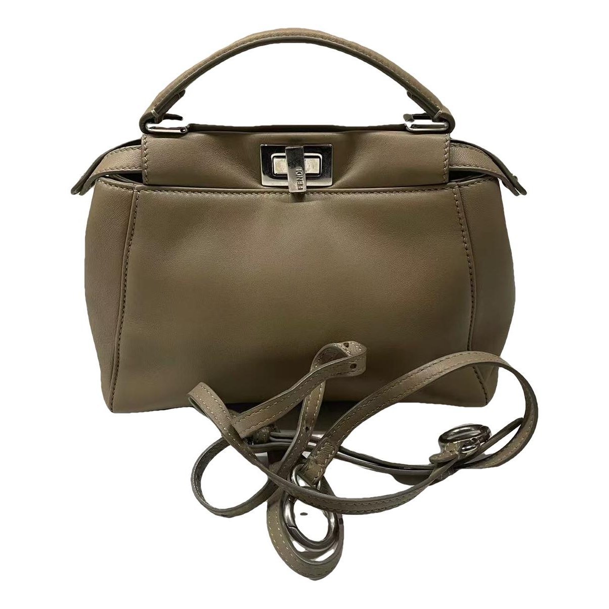 Peekaboo leather handbag