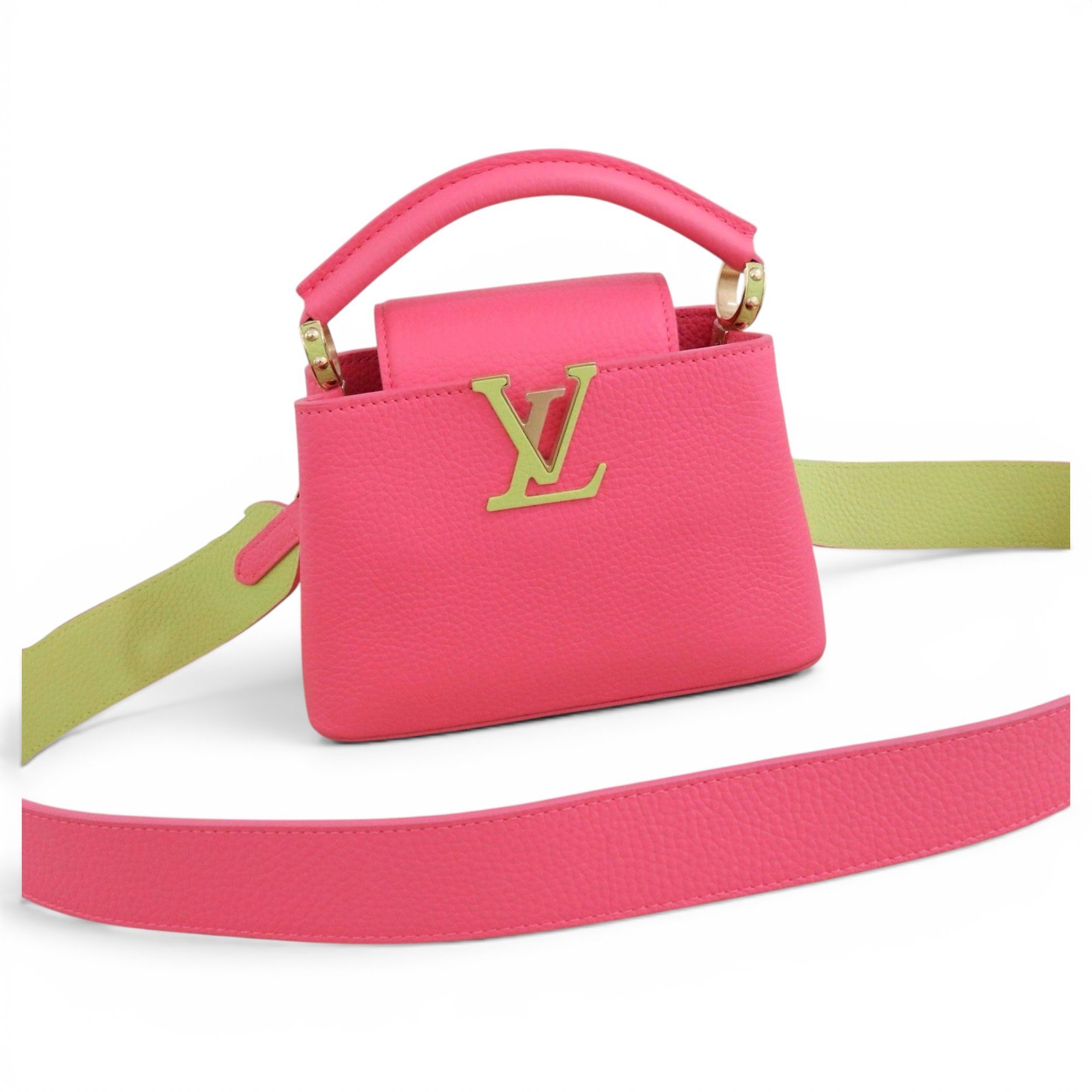 Capucines leather handbag