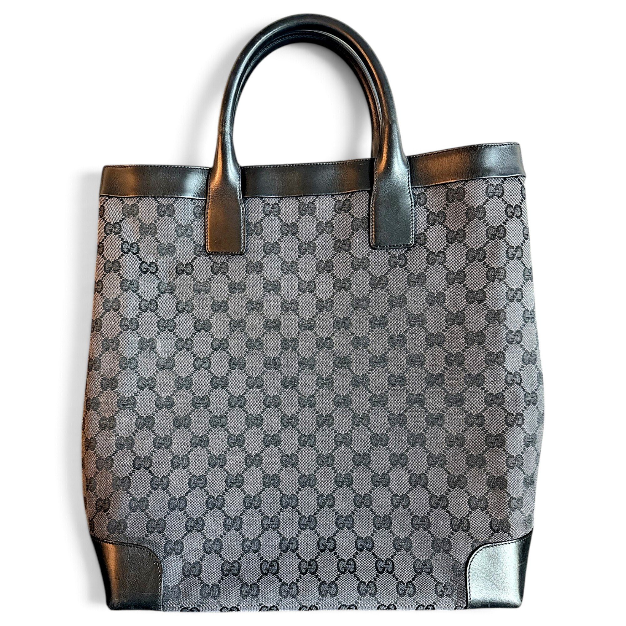 Leather tote