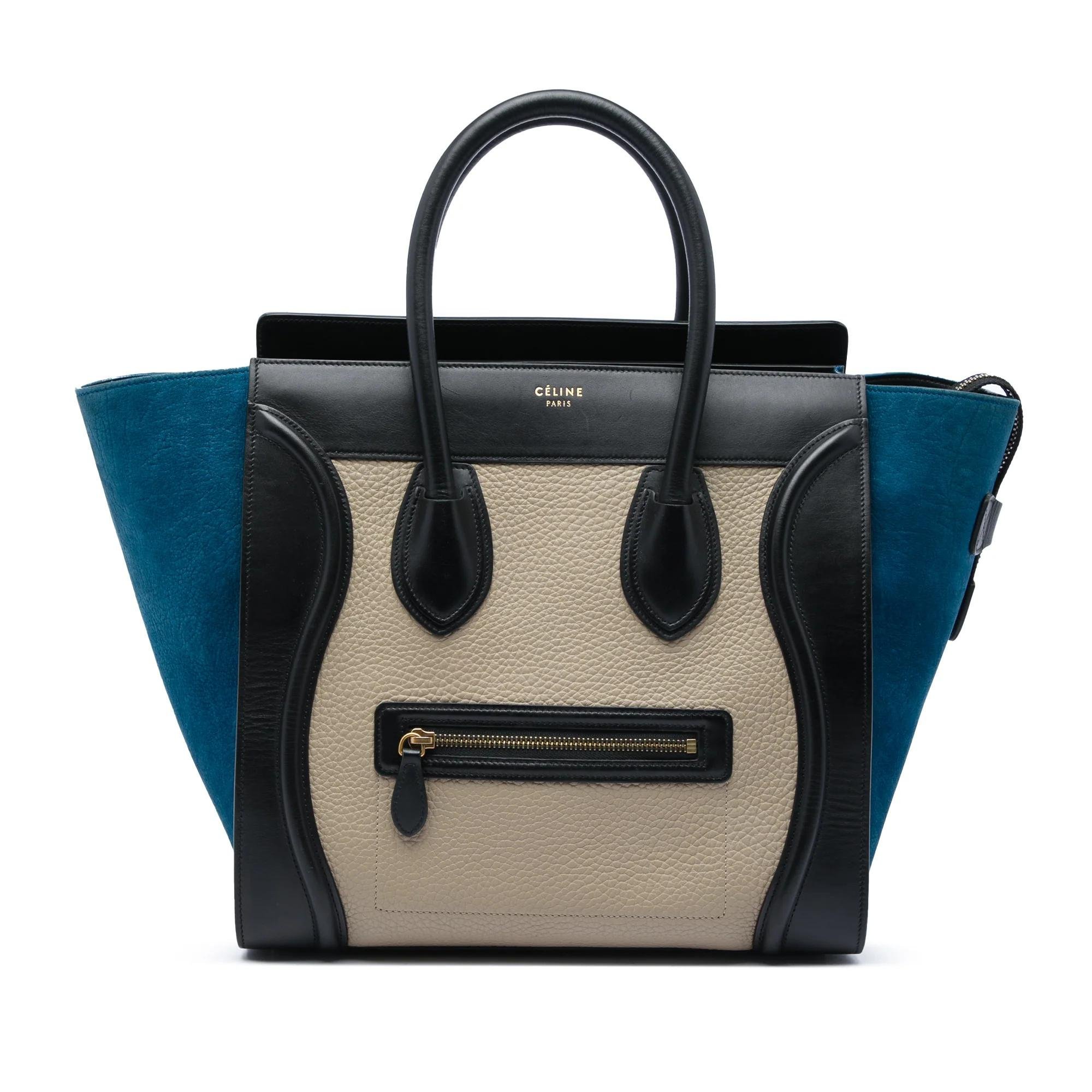 Luggage leather handbag