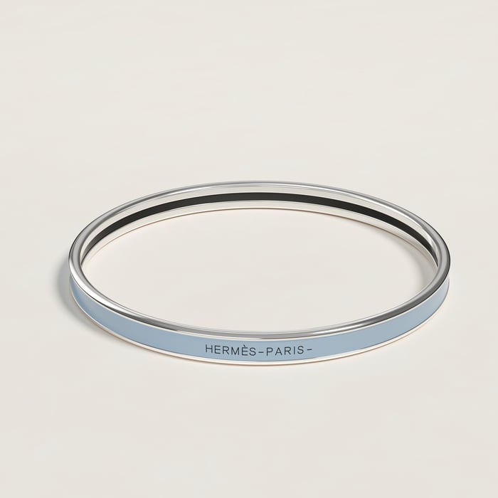 Bleu Ciel Uni Bangle