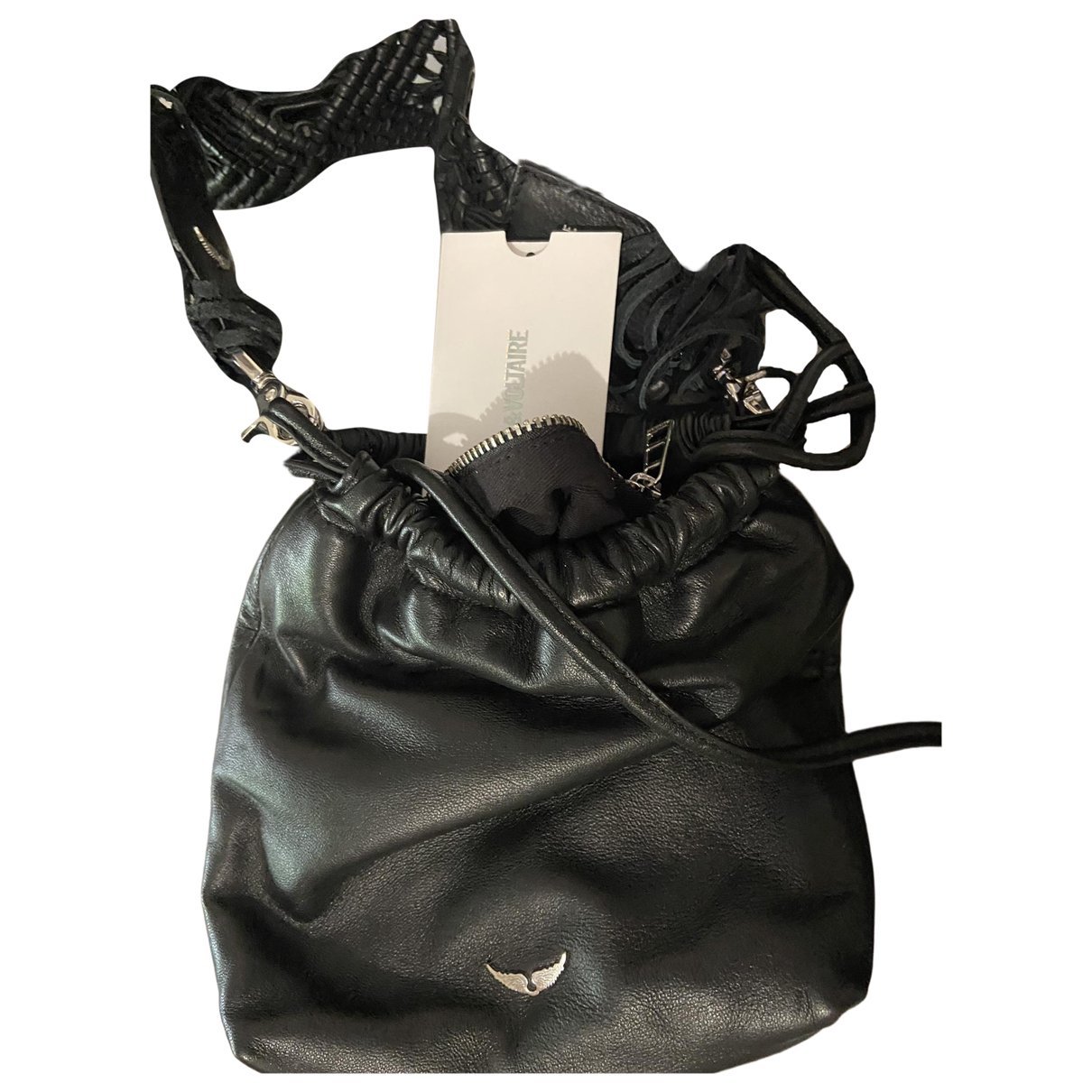 Leather crossbody bag