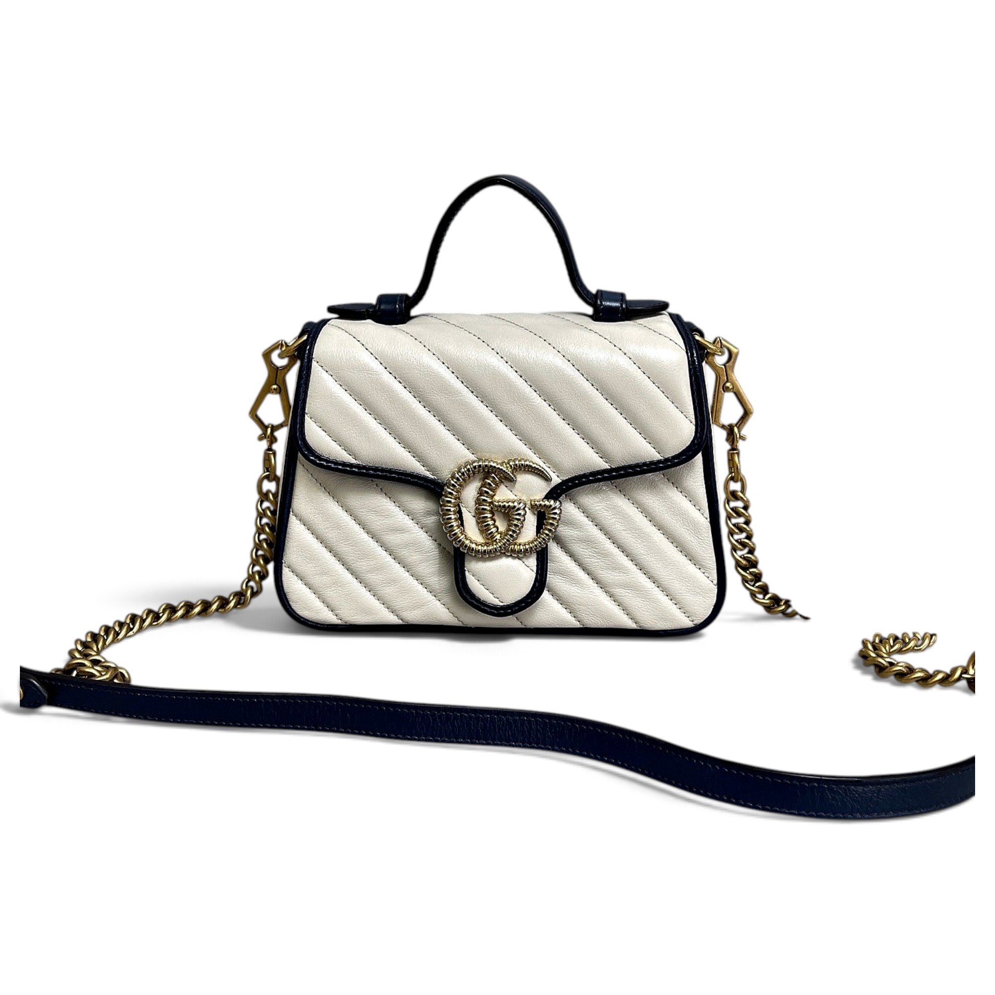 GG Marmont Flap leather handbag