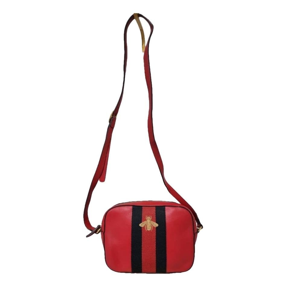 Webby Bee leather crossbody bag