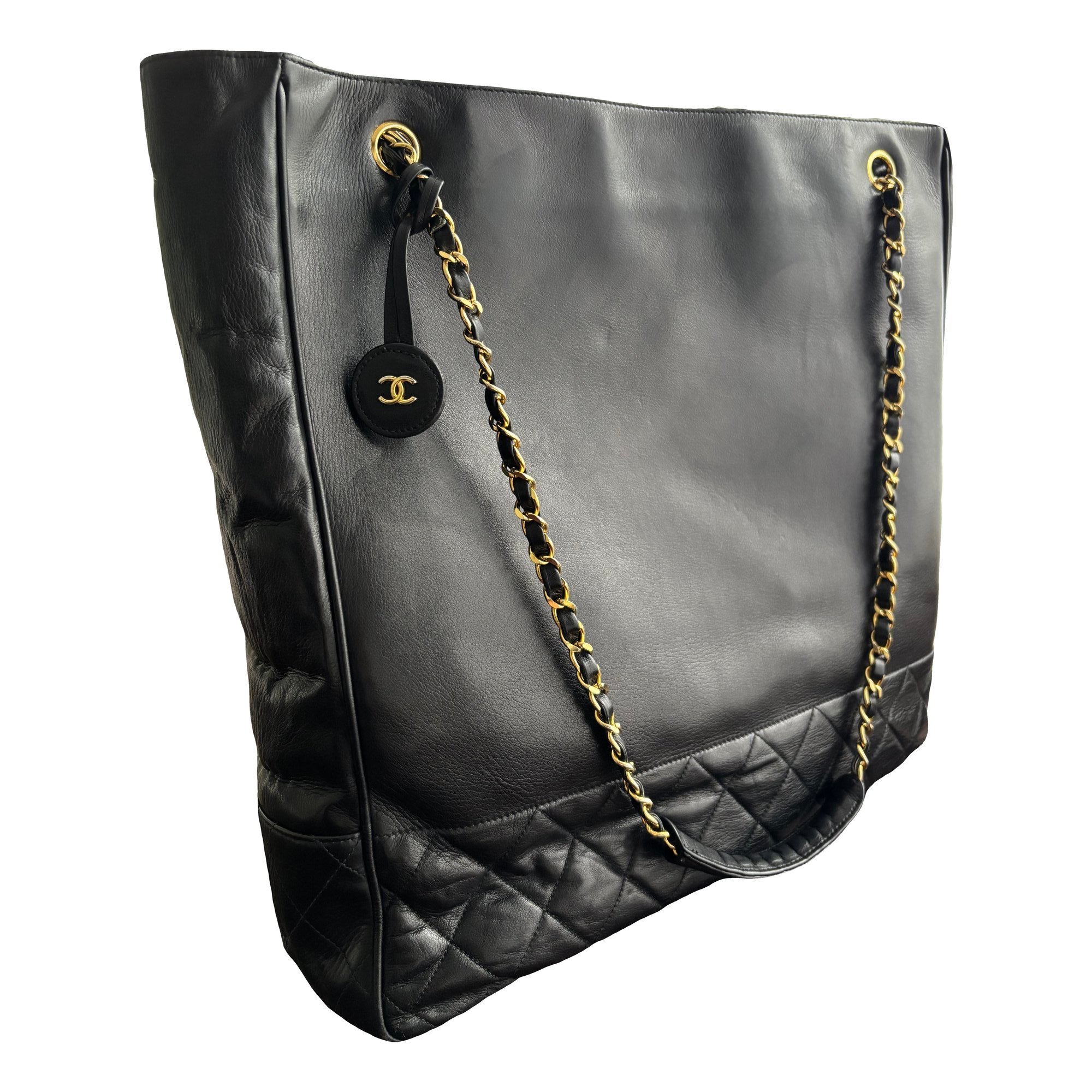 Leather tote
