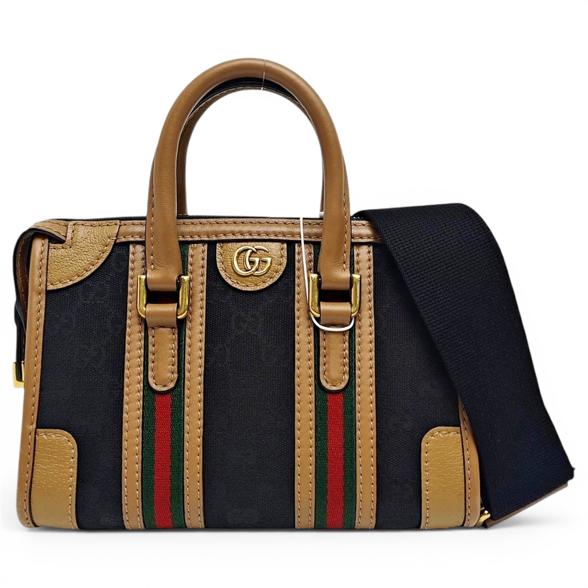Ophidia Top Handle cloth handbag