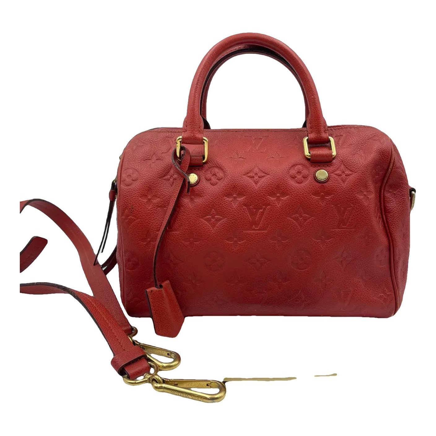 Speedy leather handbag